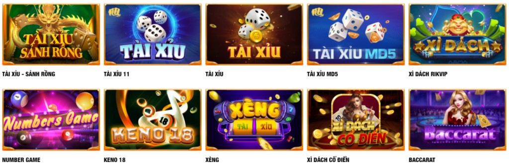 Danh sách game hấp dẫn tại nhà cái 11bet