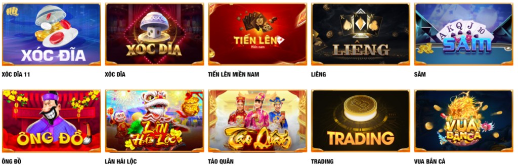 Danh sách game hấp dẫn tại nhà cái 11bet