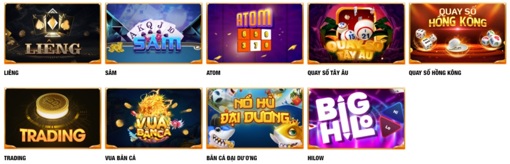 Danh sách game hấp dẫn tại nhà cái 11bet