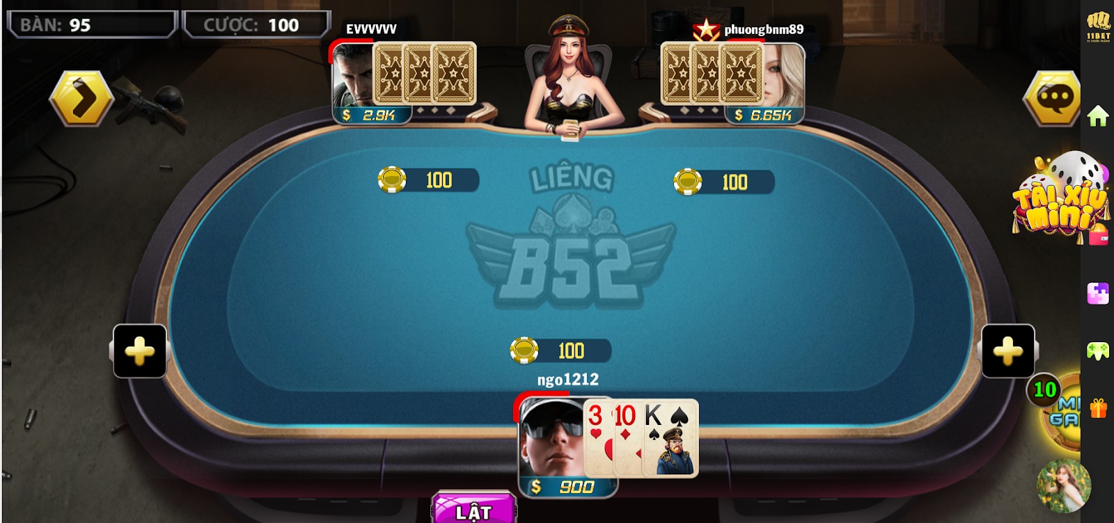 Người chơi co thể đưa ra những quyết định nào khi chơi Liêng 11bet?