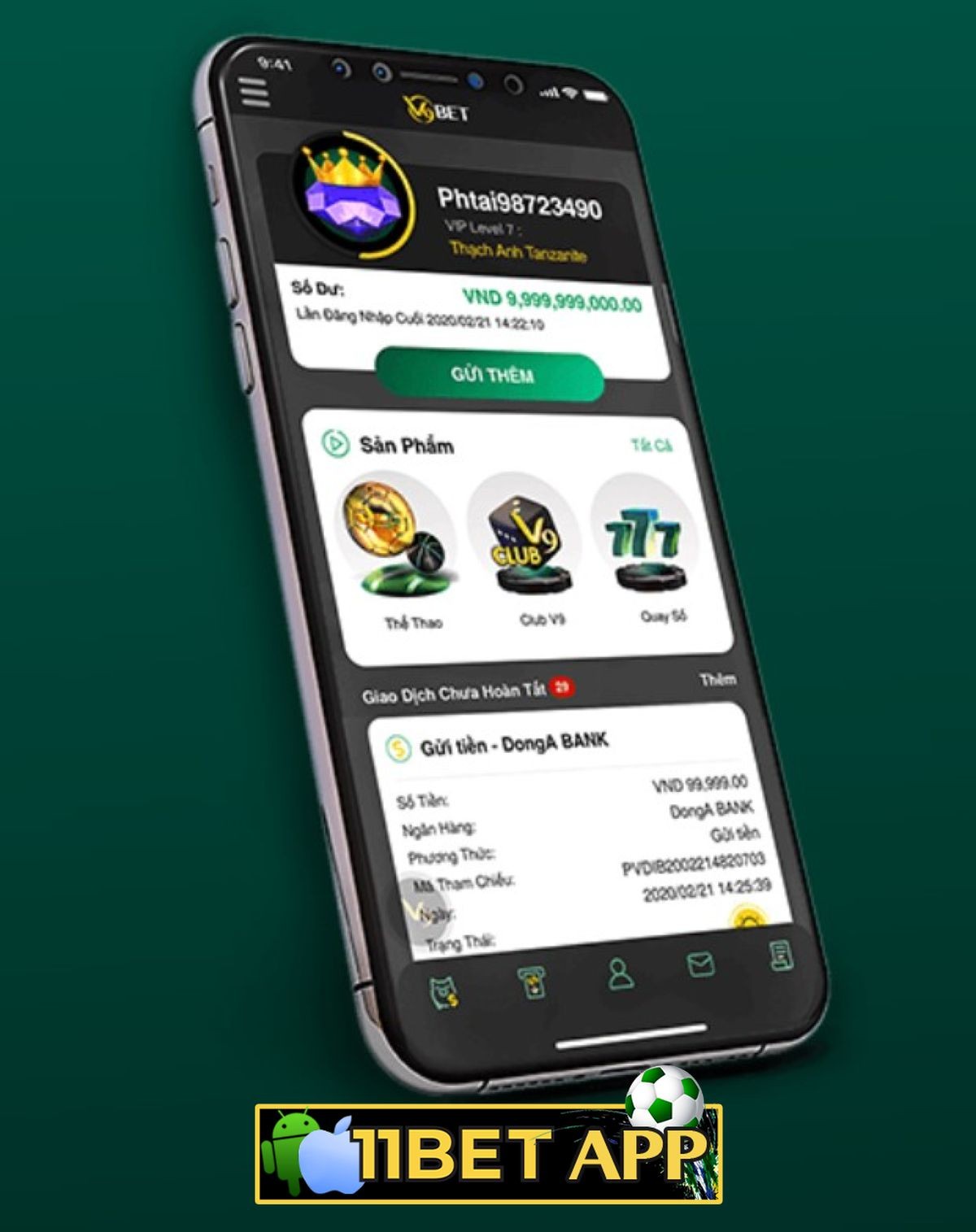 Thông tin chi tiết về ứng dụng V9bet