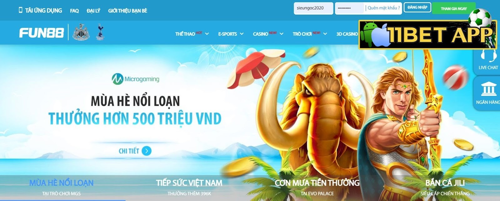 Thông tin giới thiệu về nhà cái Fun88