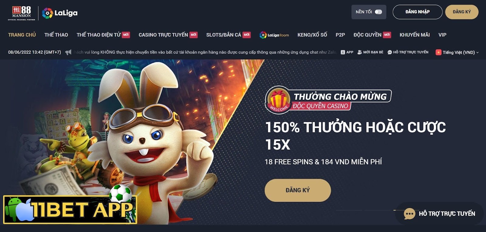 Thông tin về nhà cái M88