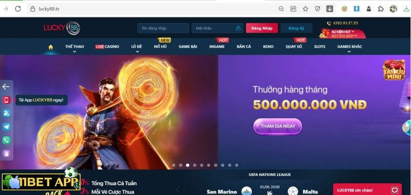 Tìm hiểu link vào Lucky88