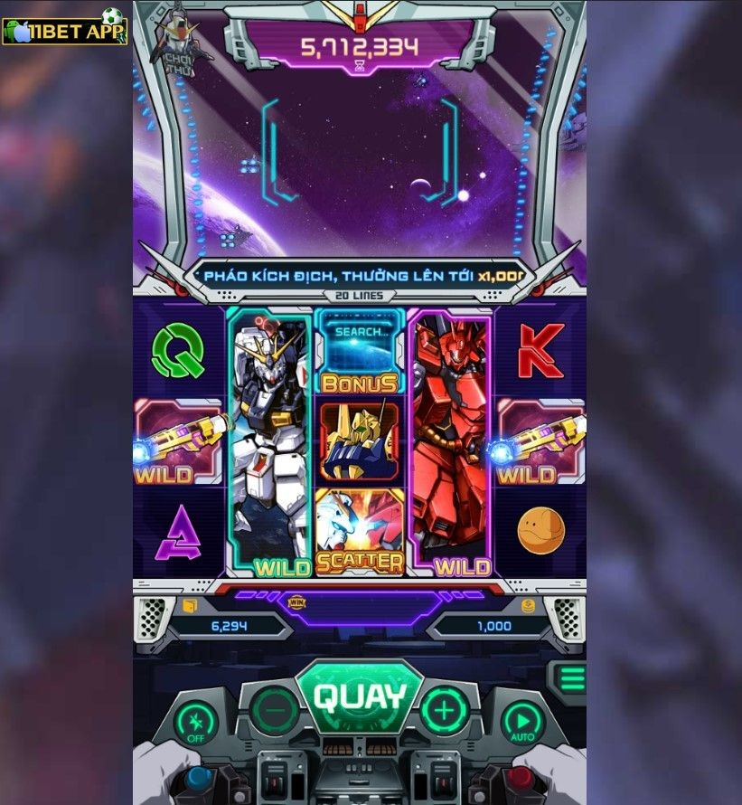 Luật chơi game đại chiến Gundam 11bet như thế nào?