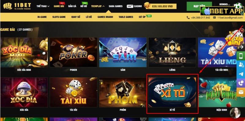 Hướng dẫn cách chơi xì tố tại nhà cái 11bet