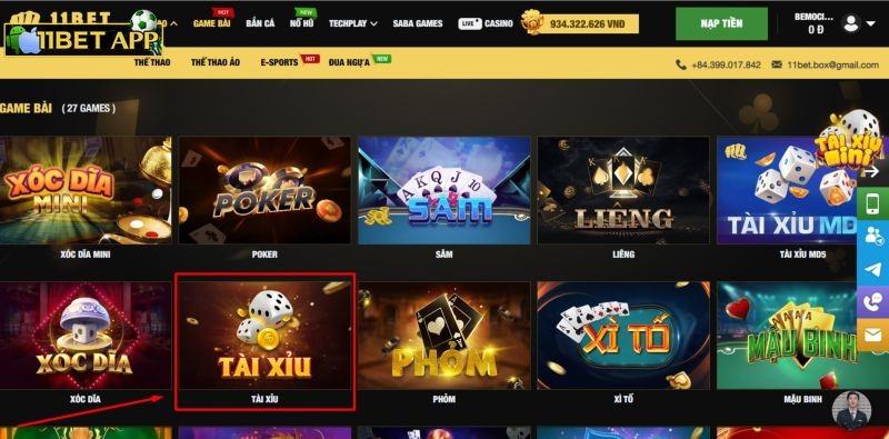 Hướng dẫn chơi xí ngầu tại nhà cái 11bet