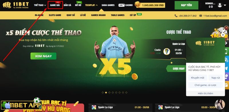 Hướng dẫn cách chơi bài cào tại nhà cái 11bet