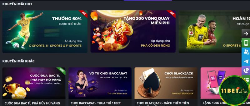 Số lượng trò chơi giữa 11bet và Fabet có sự khác biệt 