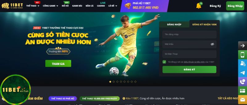 So sánh 11bet và Shbet  sẽ thấy giao diện 11bet có những điểm nổi bật riêng