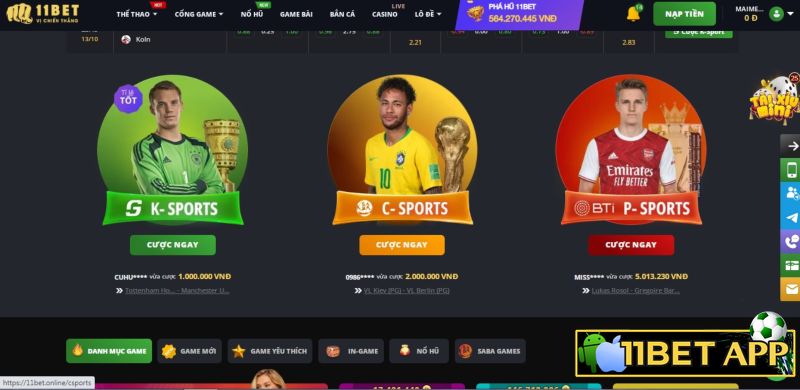 11bet us từ khi ra đời đã luôn lọt top những nhà cái uy tín nhất thị trường