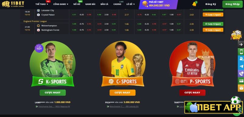 11bet win là địa chỉ thu hút nhiều tay cược chuyên nghiệp trên thế giới