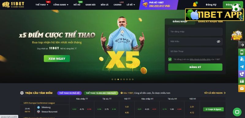 11betorder.comine hay 11bet là nhà cái cá cược trực tuyến được thành lập vào năm 2011