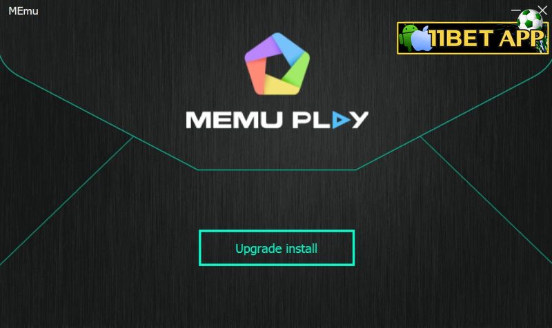 Chọn upgrade install sau khi mở phần mềm