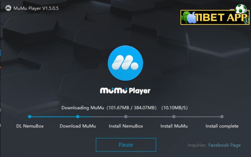 Chờ đợi phần mềm cài đặt khoảng vài phút 