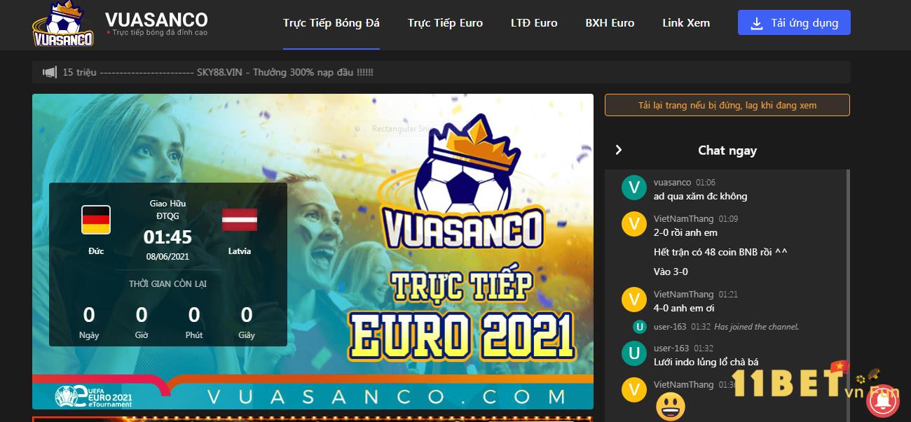 Theo dõi trực tiếp bóng đá tại Vuasanco linh hoạt trên nhiều thiết bị