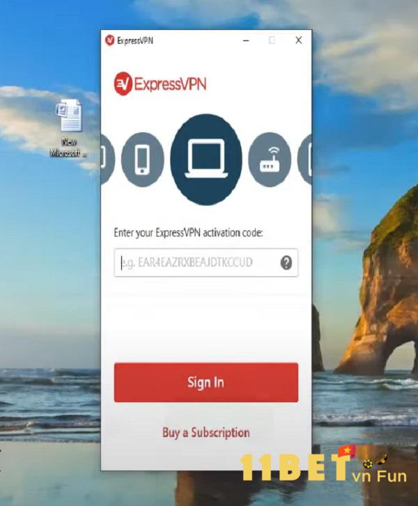 Nhập Code rồi nhấn “Sign In”
