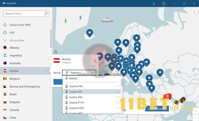 Phần mềm NordVPN sở hữu nhiều tính năng tiện ích