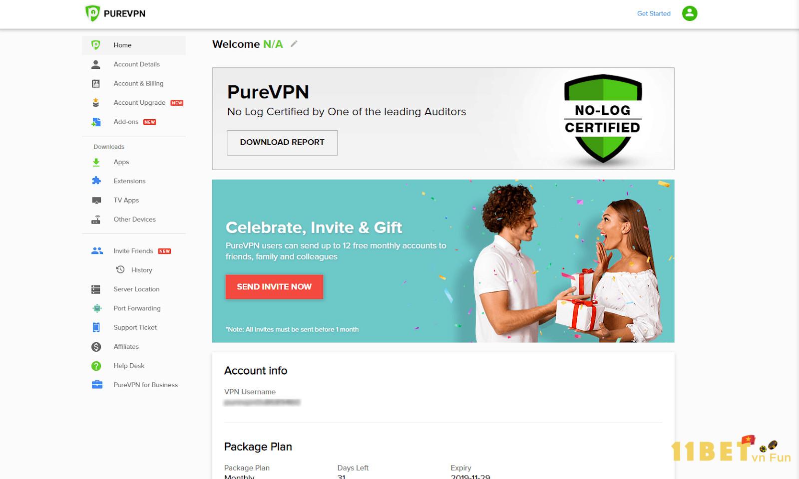Anh em thực hiện cài đặt phần mềm PureVPN