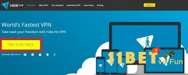 Bạn nhấn vào "Try for Free"