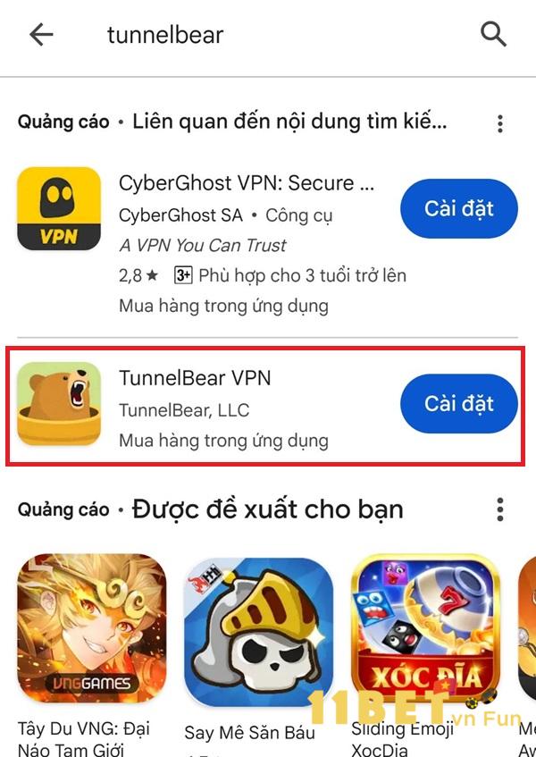 Cách fake IP bằng TunnelBear sau khi cài đặt ứng dụng