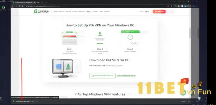 Mở file phần mềm đã tải về