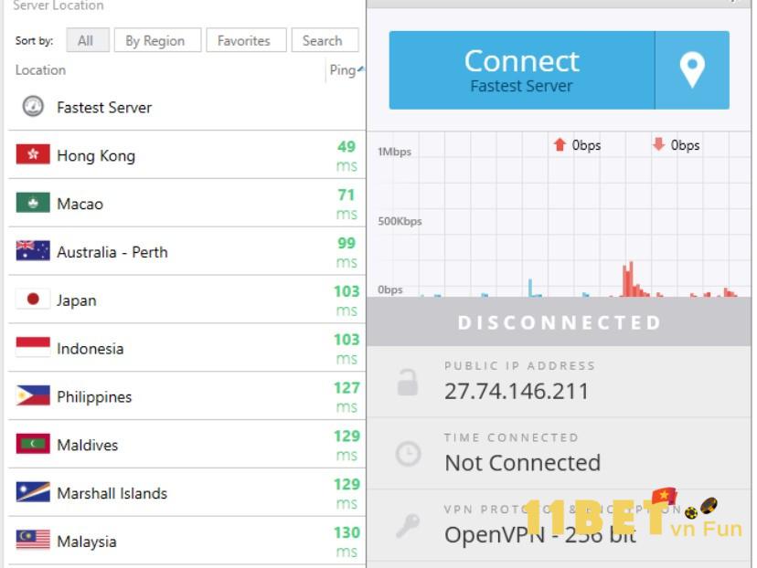 Thực hiện cách fake IP bằng VyprVPN sau khi tải thành công