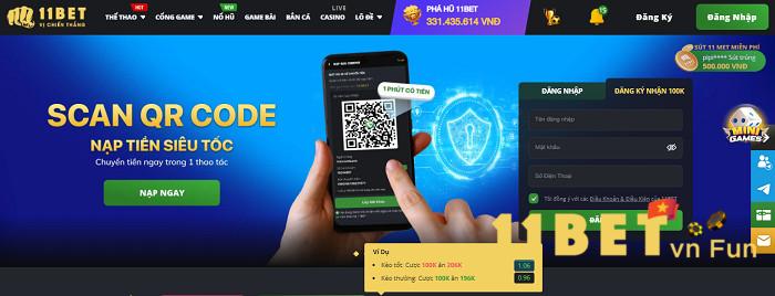 Truy cập vào nhà cái 11bet